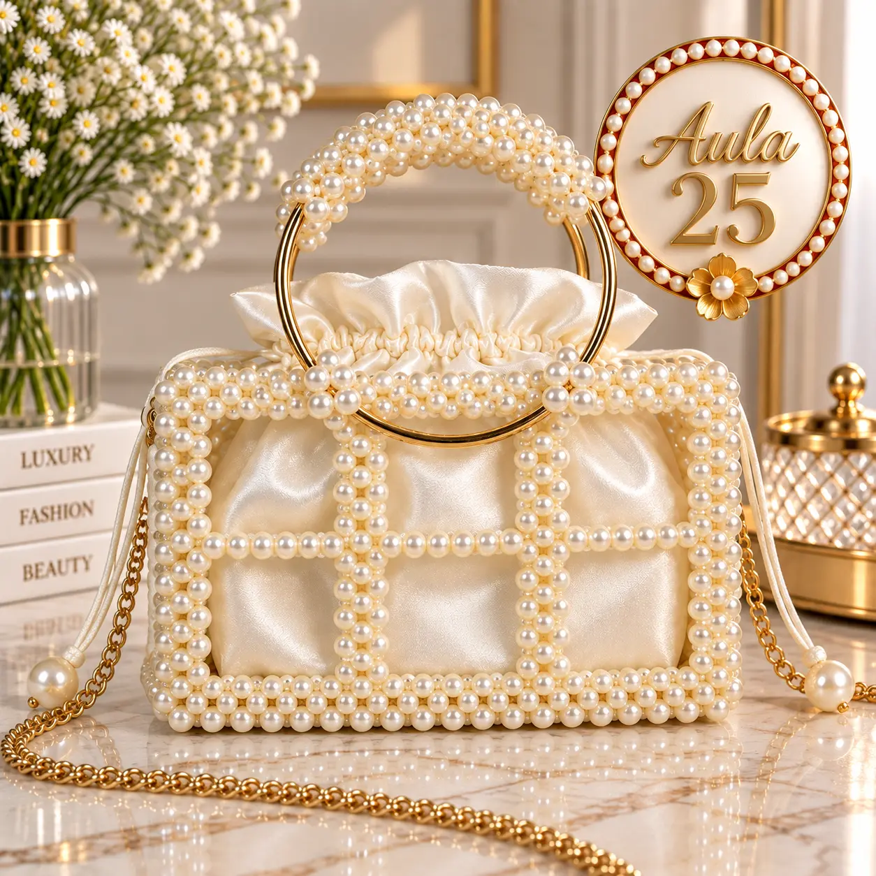 Aula 25 — bolsa de miçangas