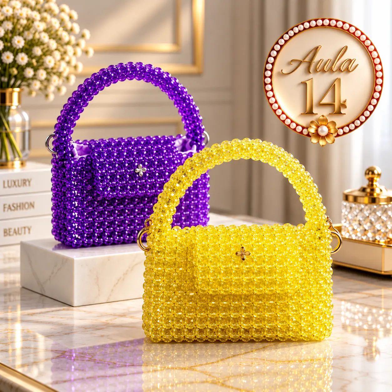 Aula 14 — bolsa de miçangas