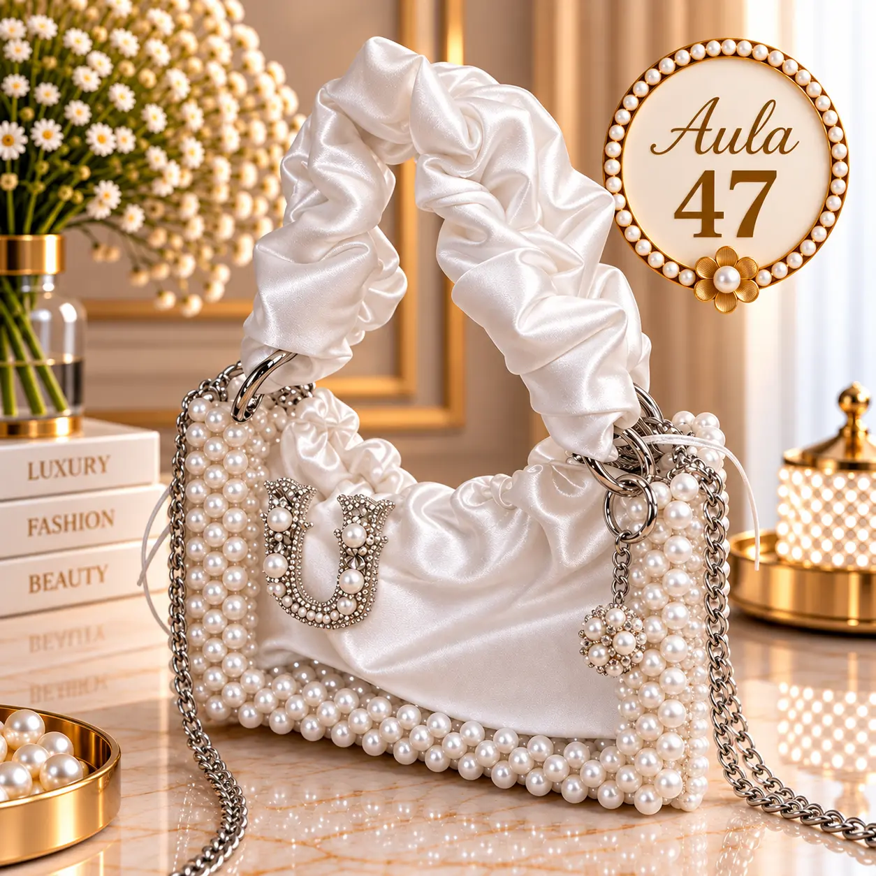 Aula 47 — bolsa de miçangas