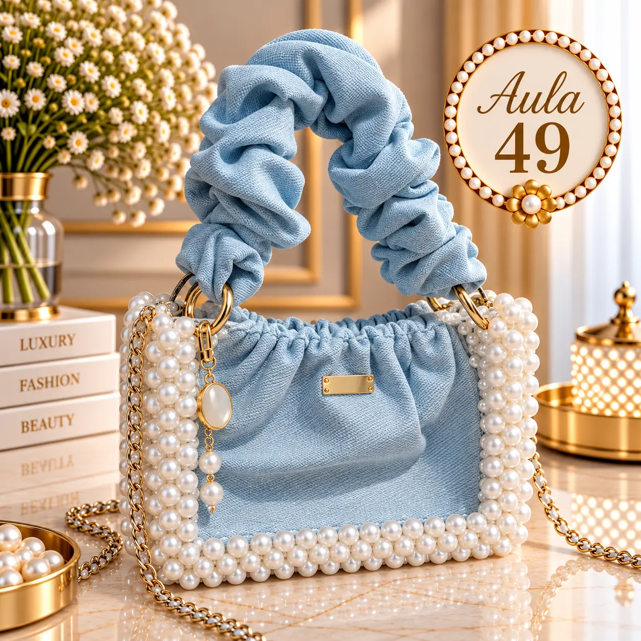 Aula 49 — bolsa de miçangas