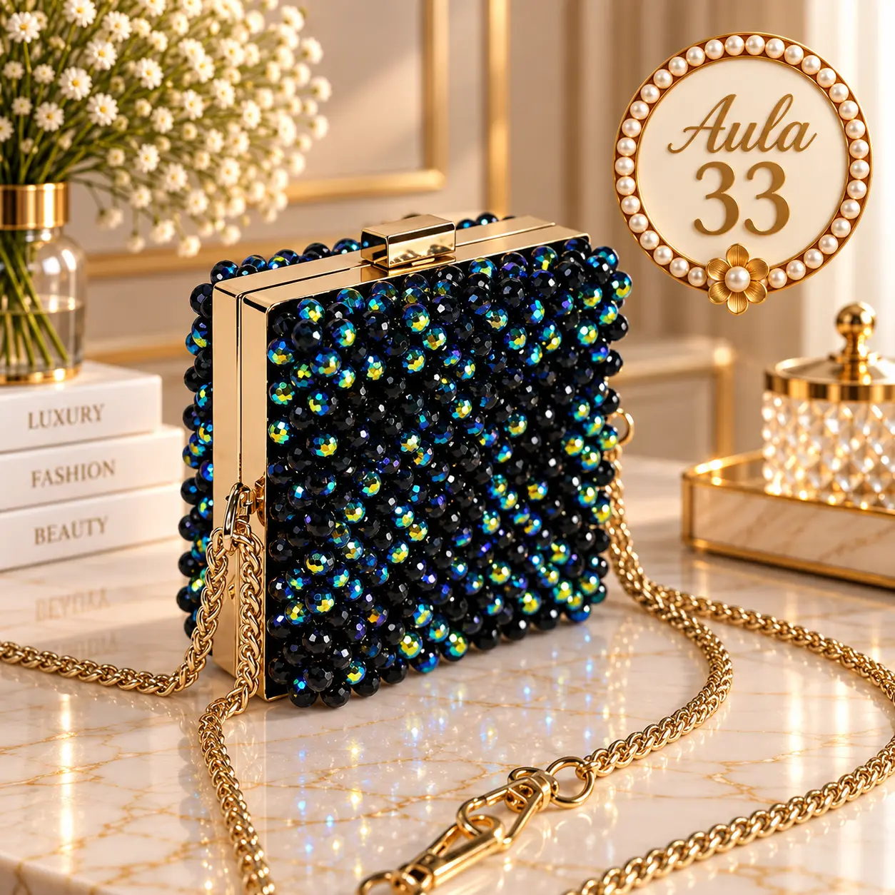 Aula 33 — bolsa de miçangas